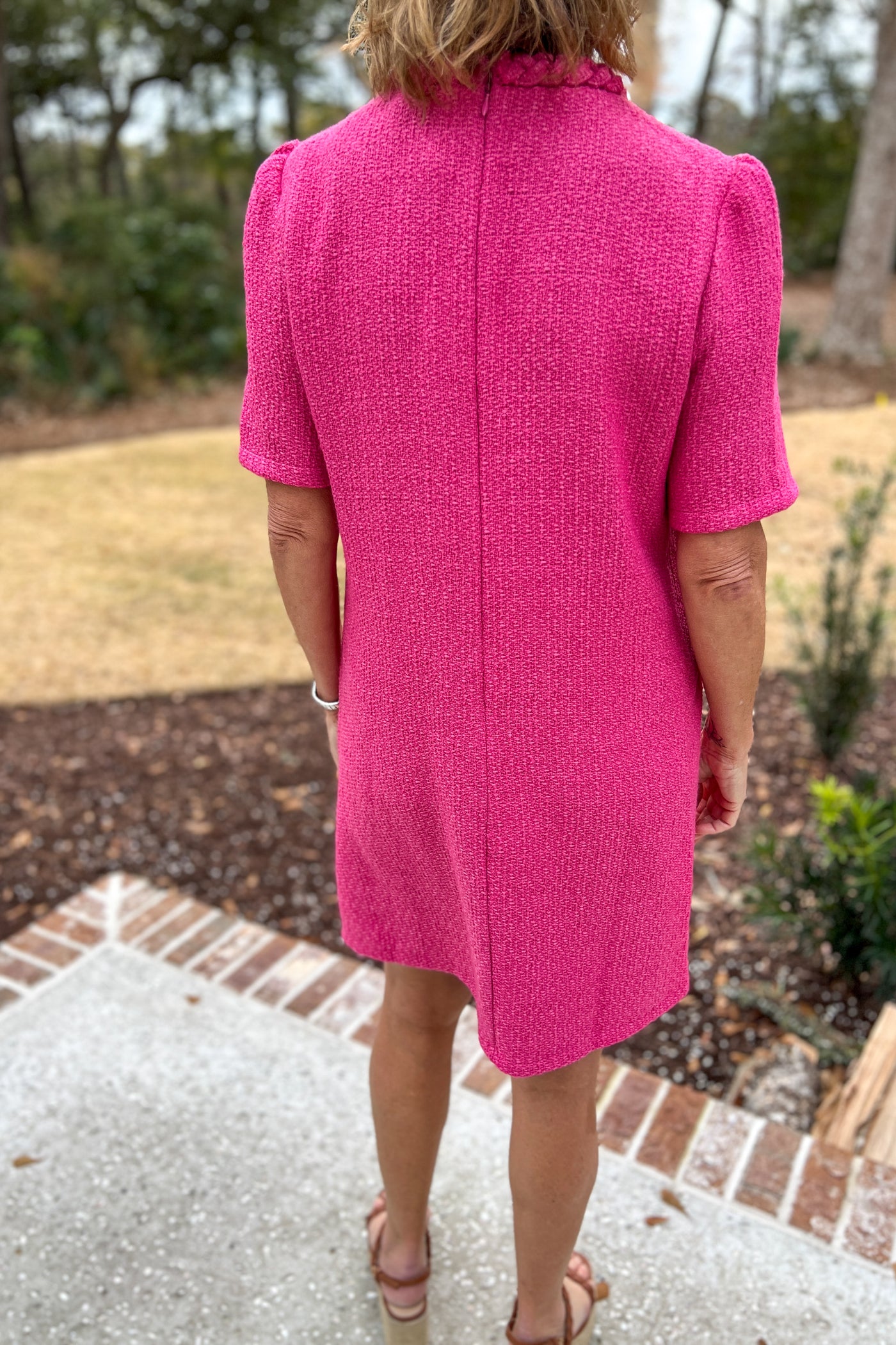 Harrington dress, pink
