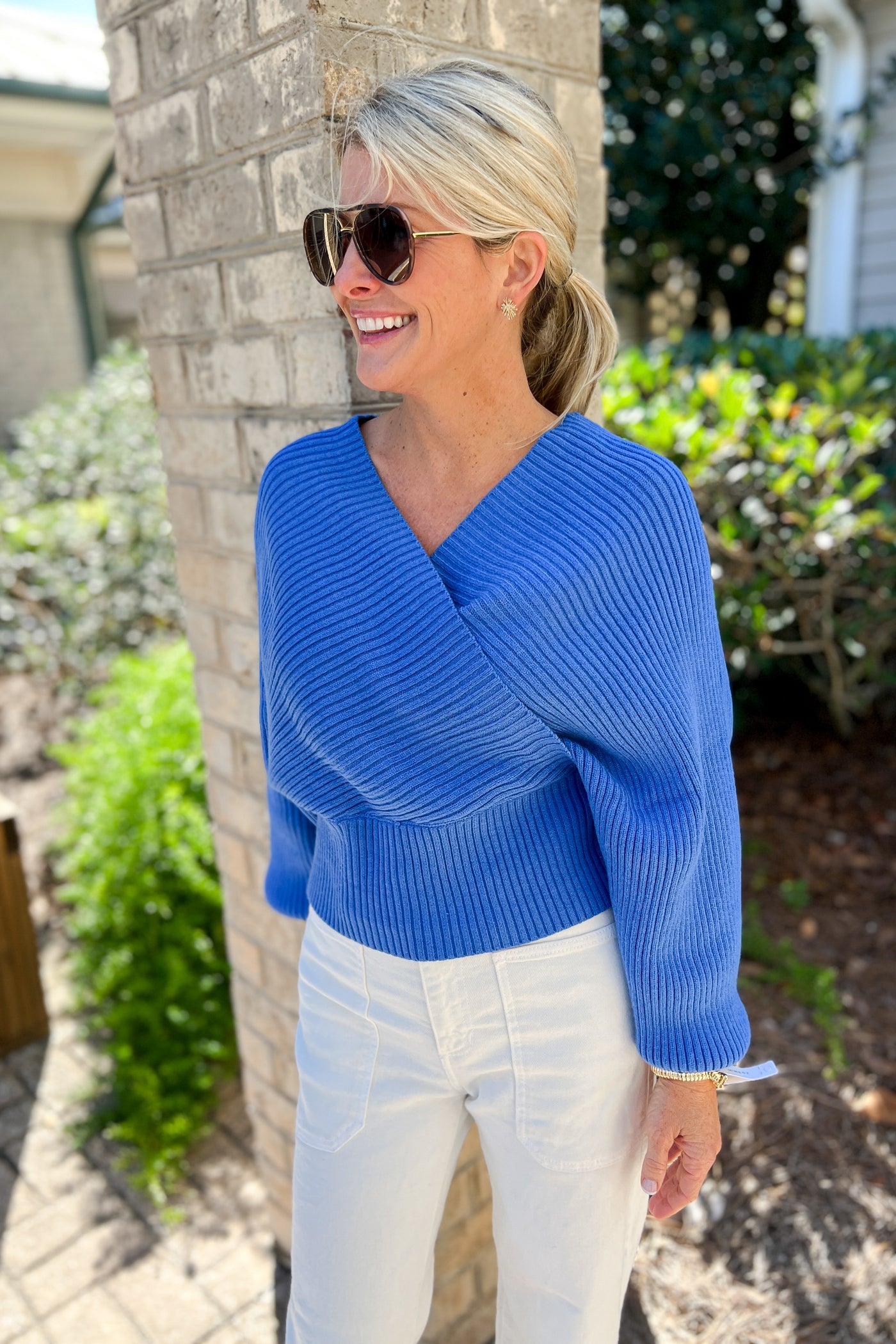 Hillside sweater, blue