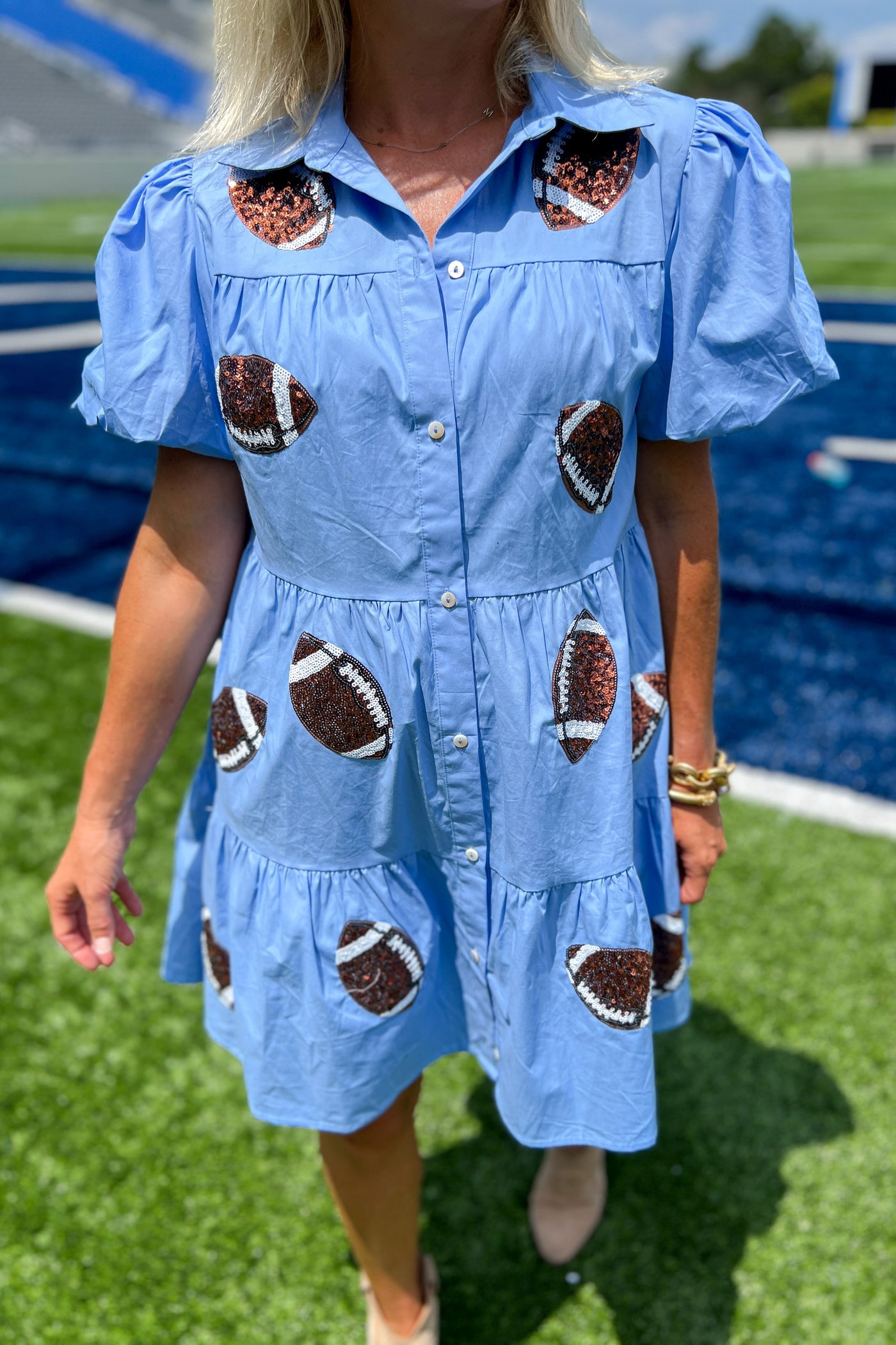 Football Print Dress