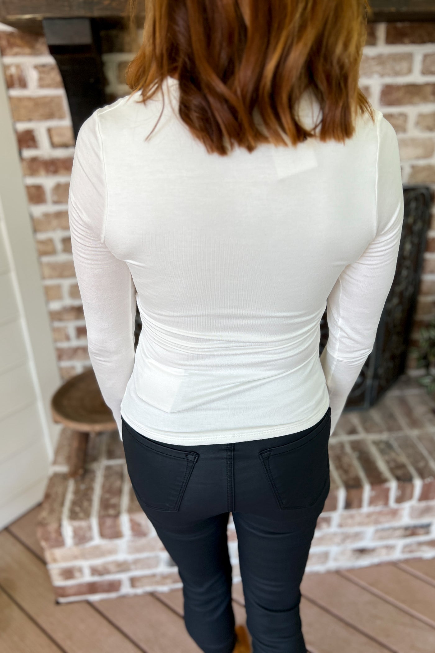 Angelica top, ivory