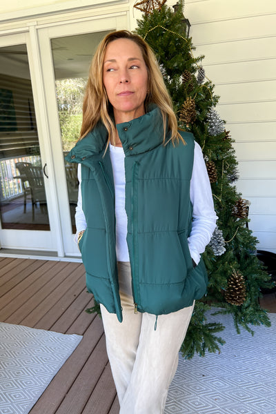McMillian jacket, hunter green