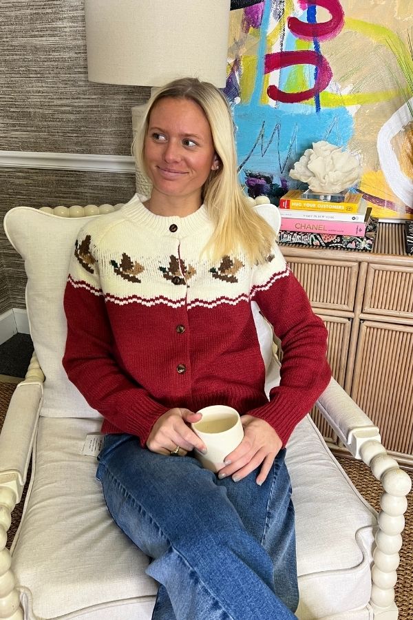 Duck Cardigan sweater