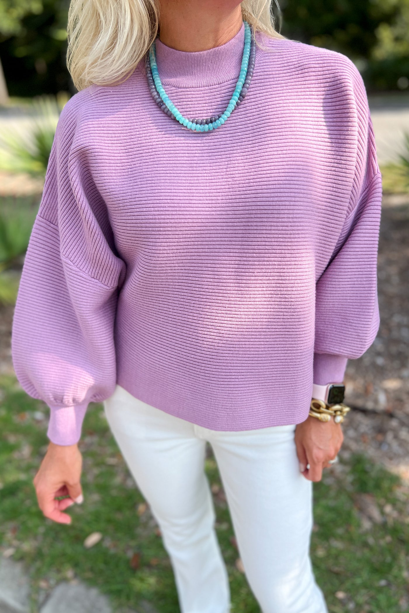 Parkerville sweater, lavender