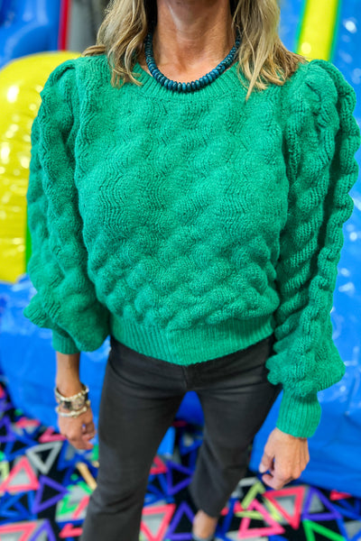 Jensen sweater, emerald