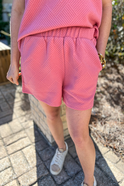 Camden shorts, coral pink