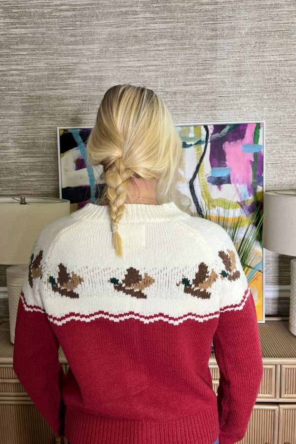 Duck Cardigan sweater