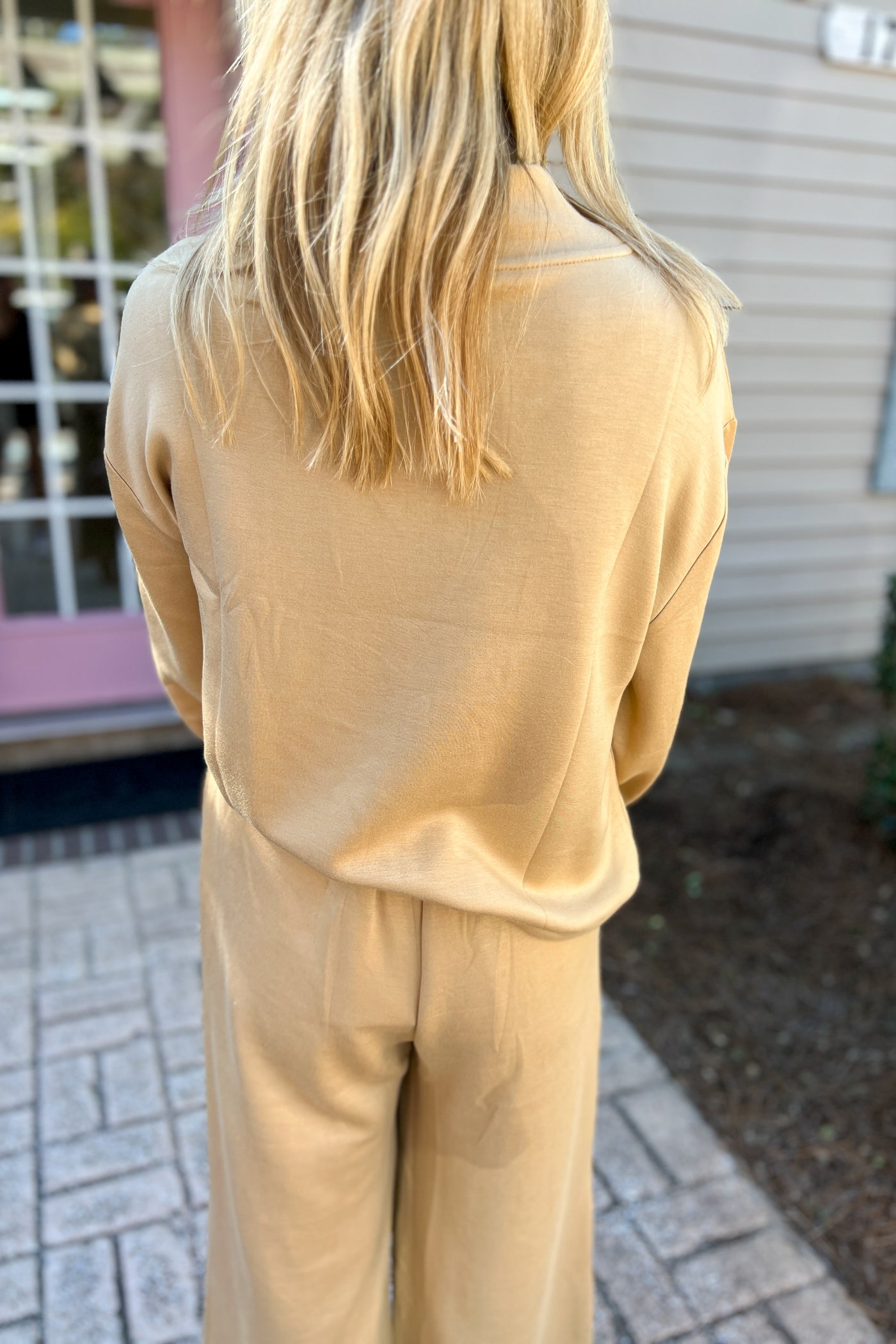 Wakefield top, taupe