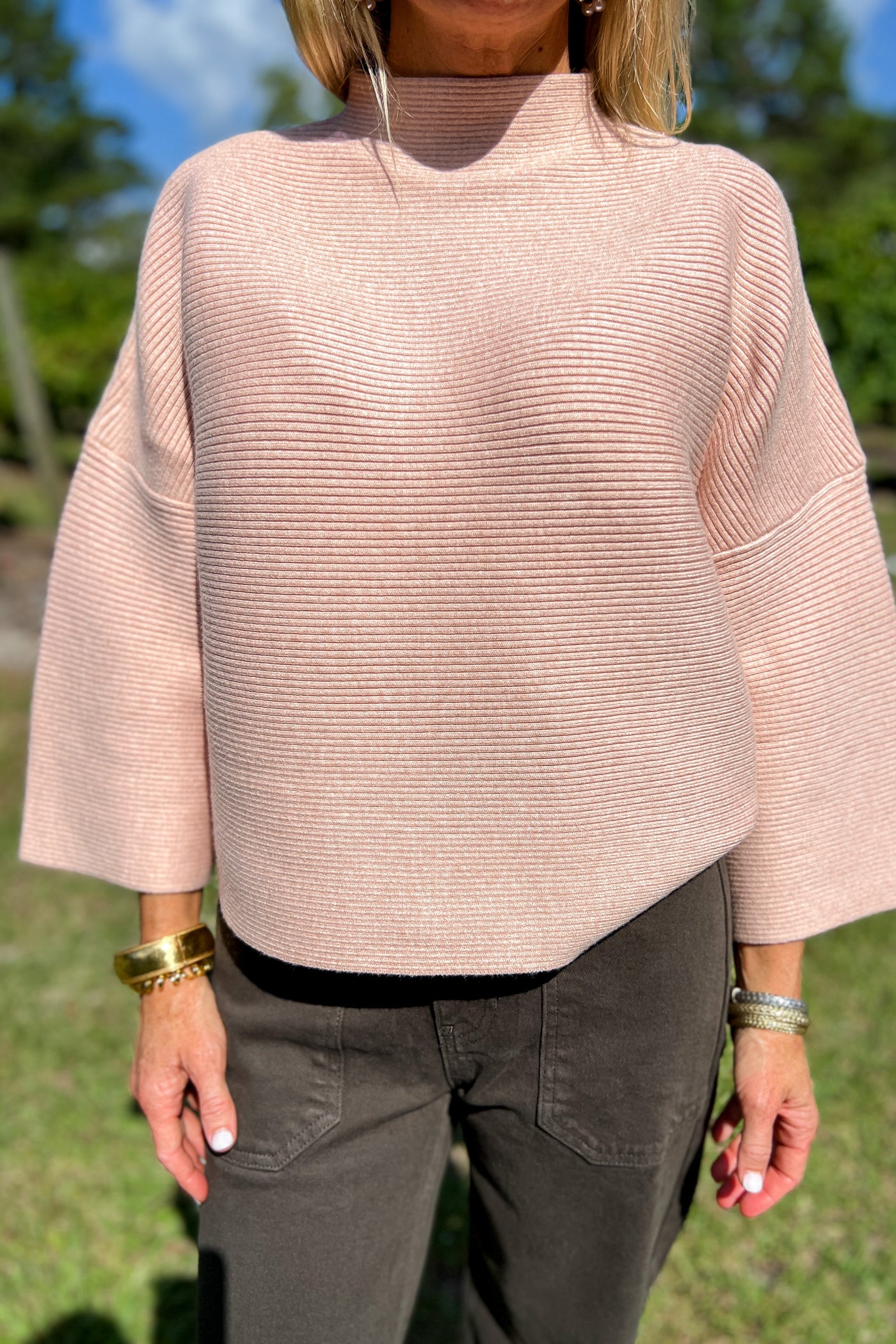 Kenly sweater, blush