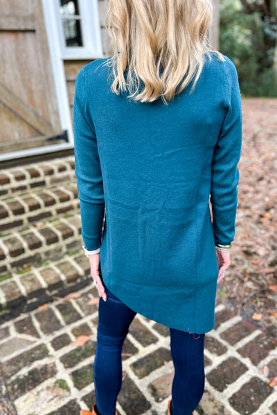 Anniston sweater, teal