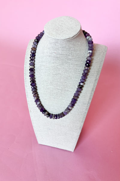 Sullivan's Island Necklace, 10mm, amethyst