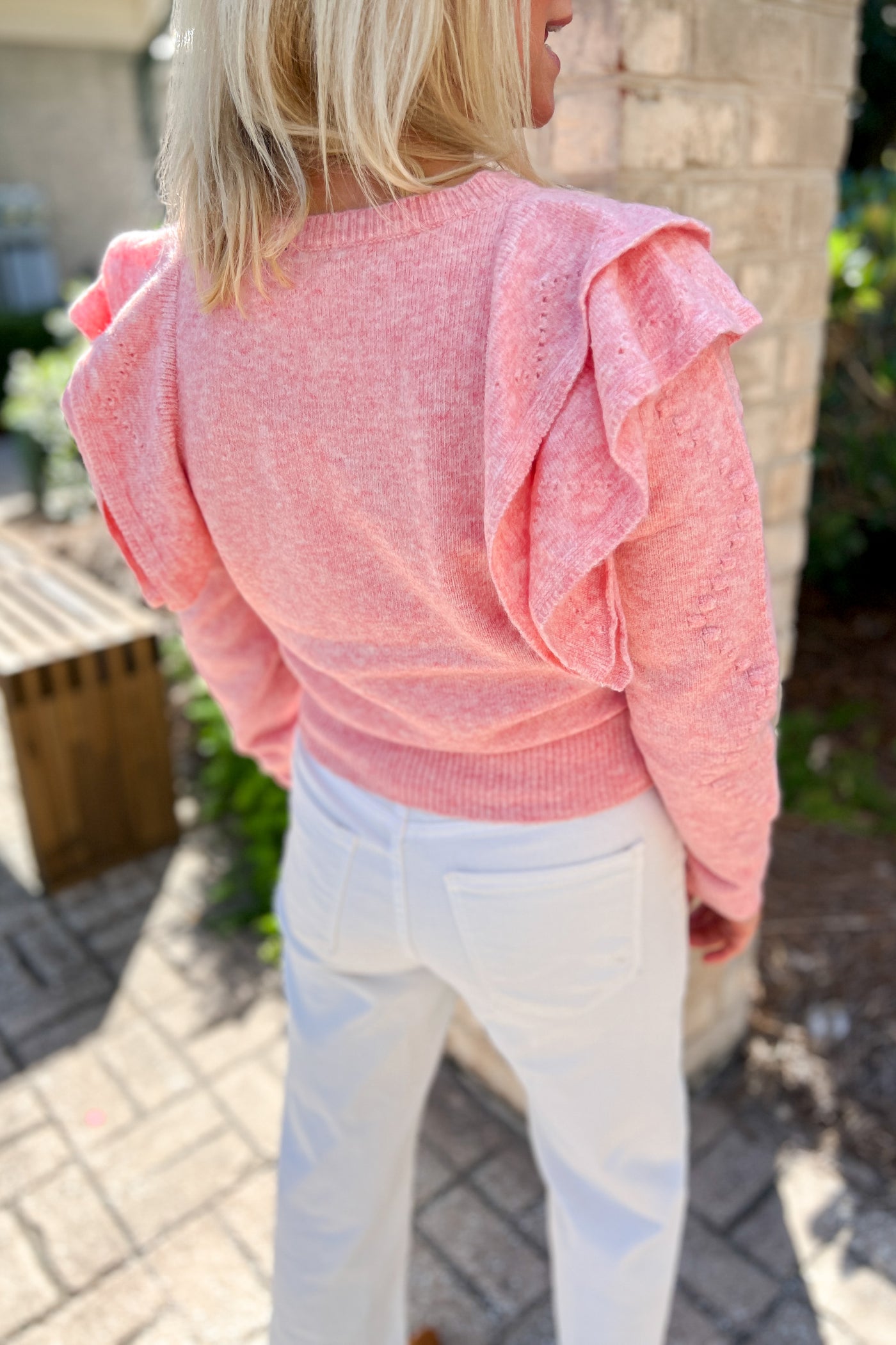 Killian sweater, marbled red