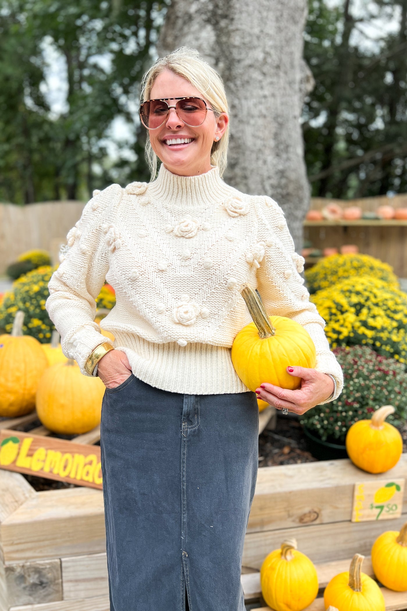 Rearden sweater, cream