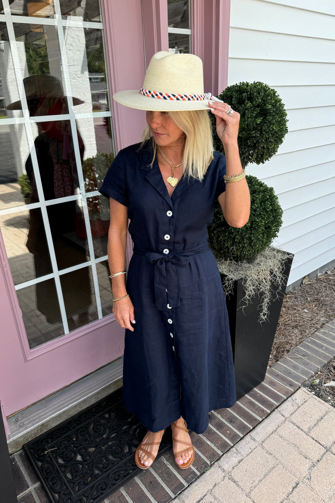 Auburn Palm Hat by Tipsy Threads