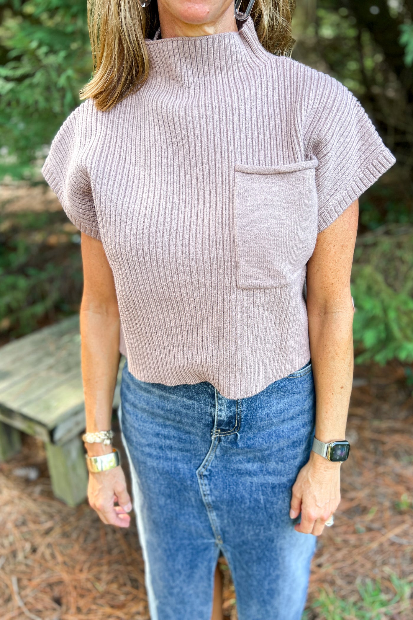 Talton top, mocha
