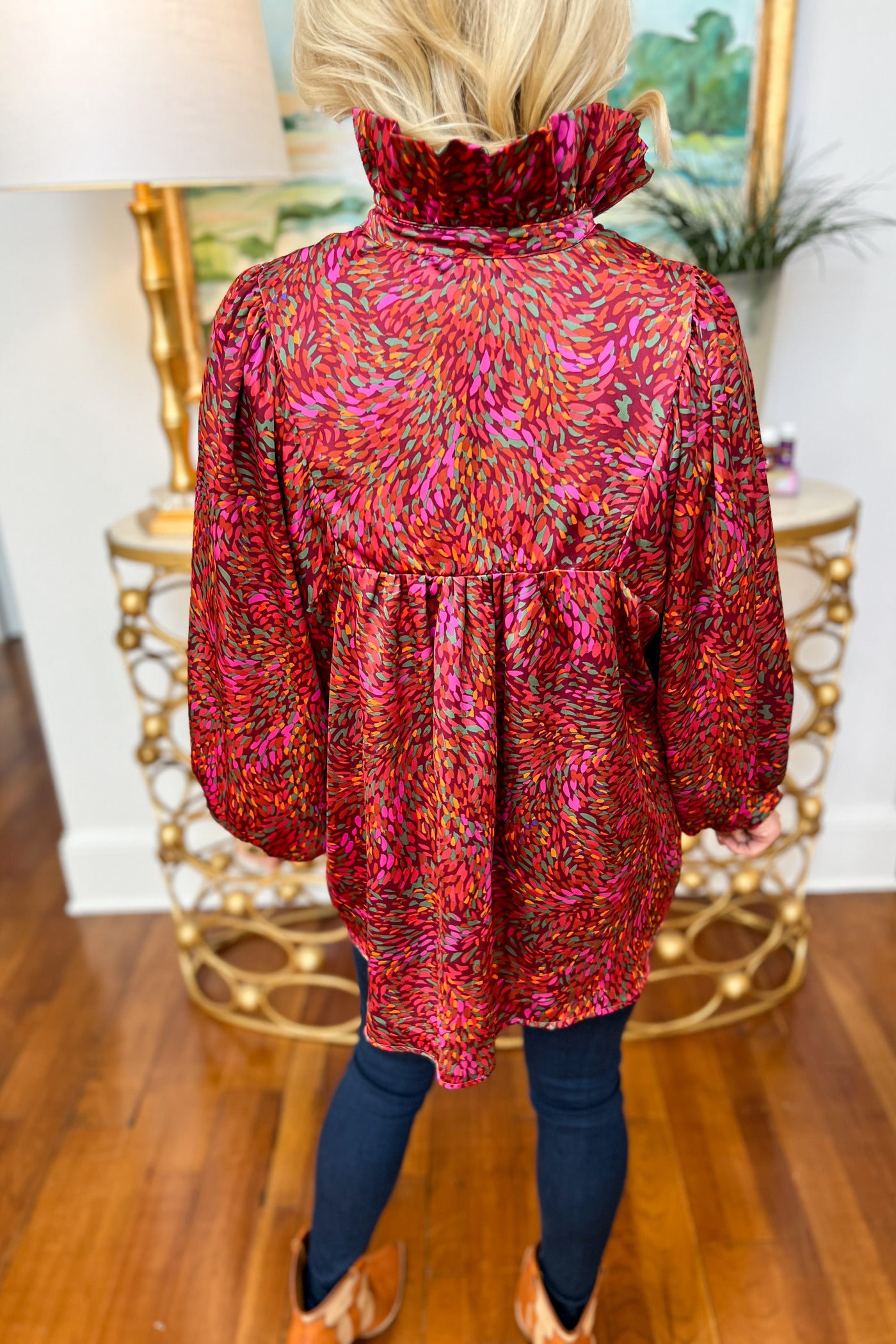 Morgan Top, orange multi