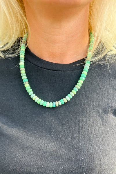 Sullivan's Island Necklace, 8mm, green
