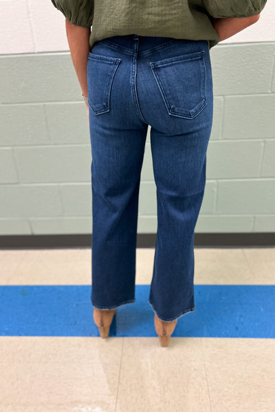 Angela jeans, dark denim