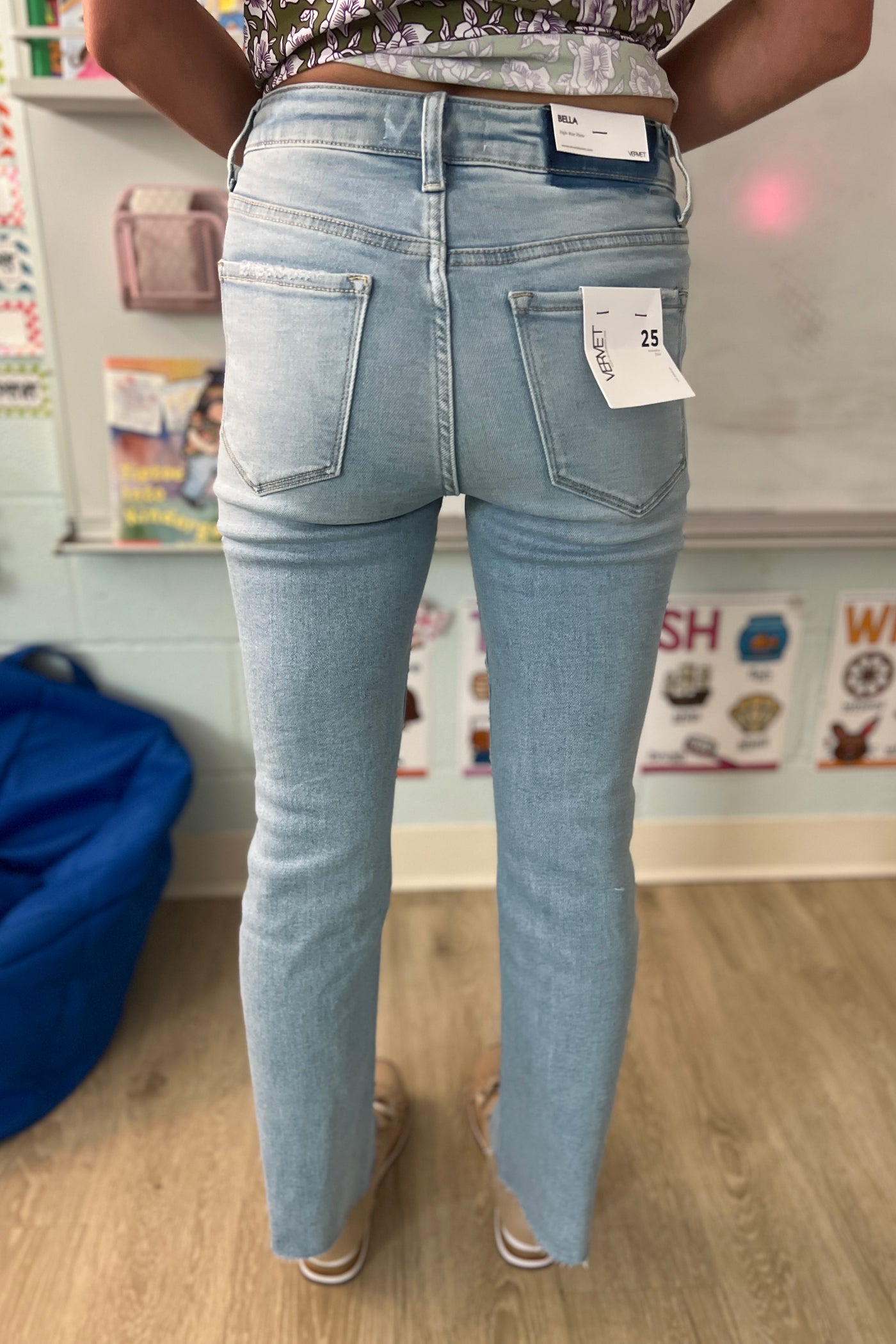 Bella jeans, light denim