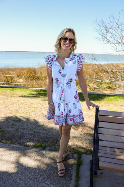 Cinched Flirty Short Dress by Oliphant