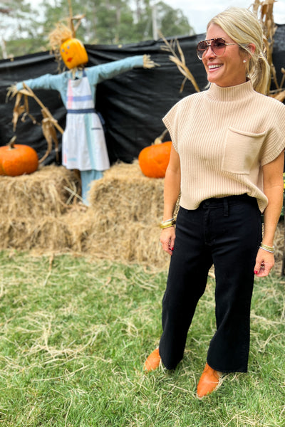 Talton top, bone