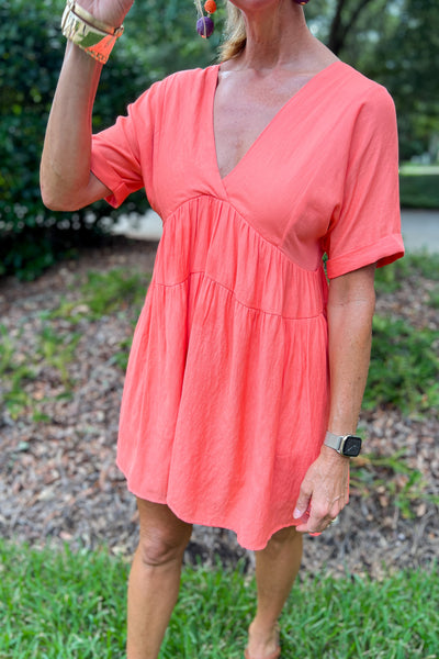 Salter dress, orange