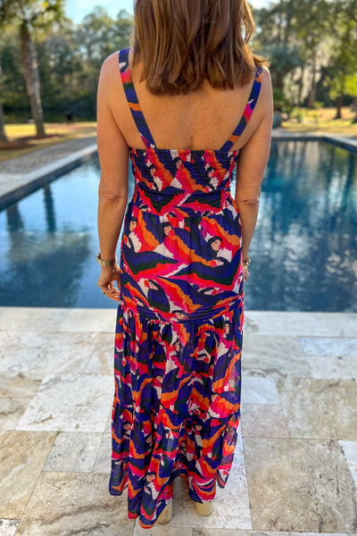 Maui dress, toucan print