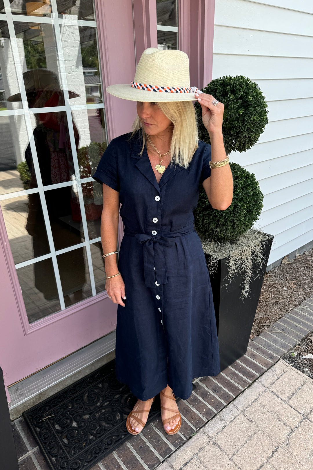 Auburn Palm Hat by Tipsy Threads