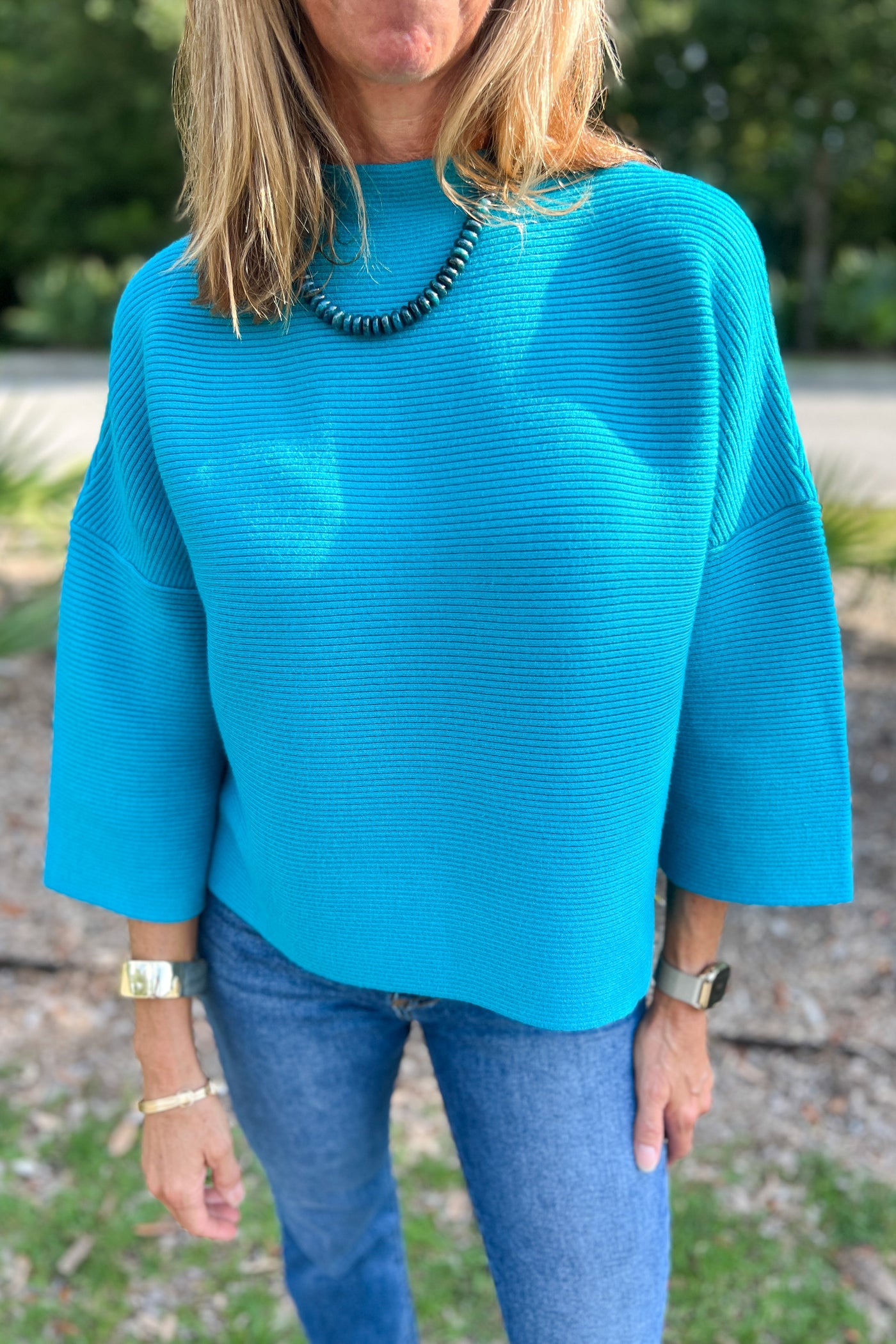 Kenly sweater, teal