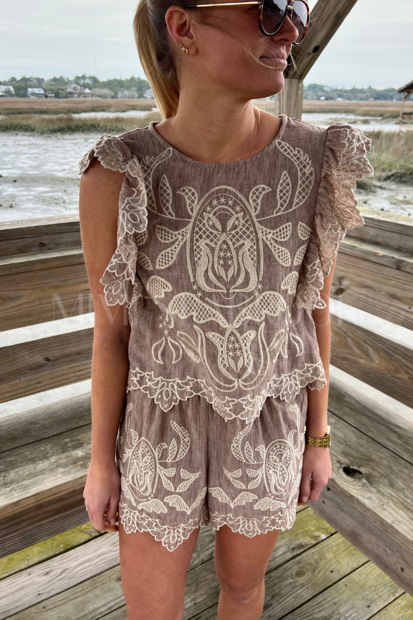 Abalone shorts, brown