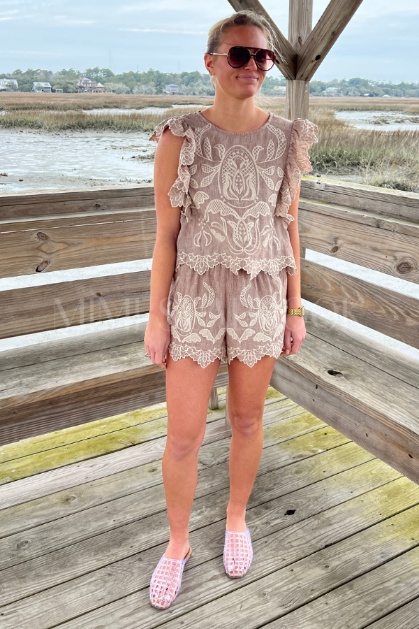 Abalone shorts, brown