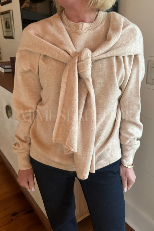 Abbott sweater, light beige
