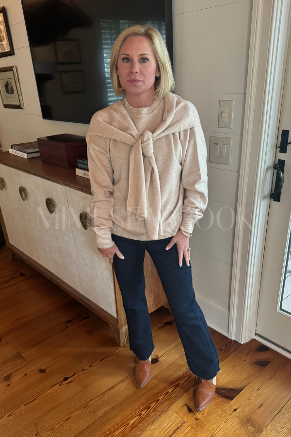 Abbott sweater, light beige