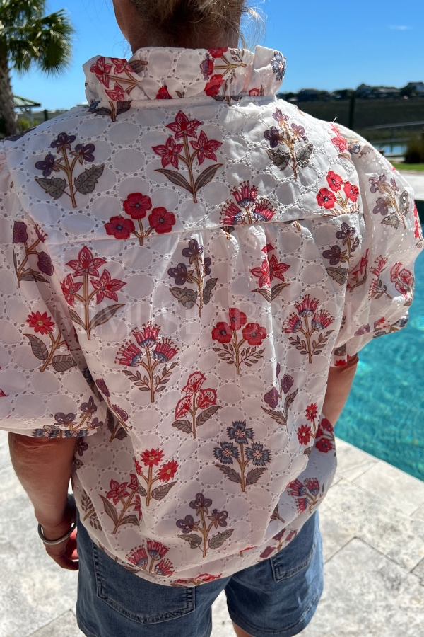Aberdale top, red