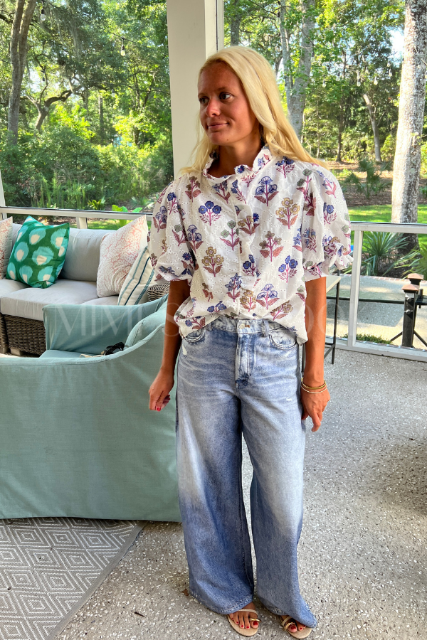 Aberdale top, violet