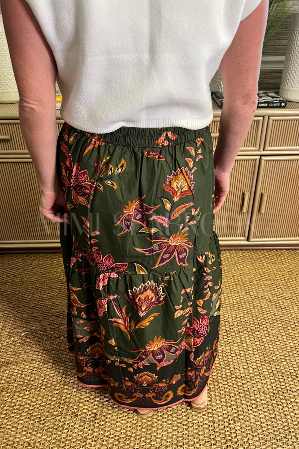 Ada skirt, olive trails