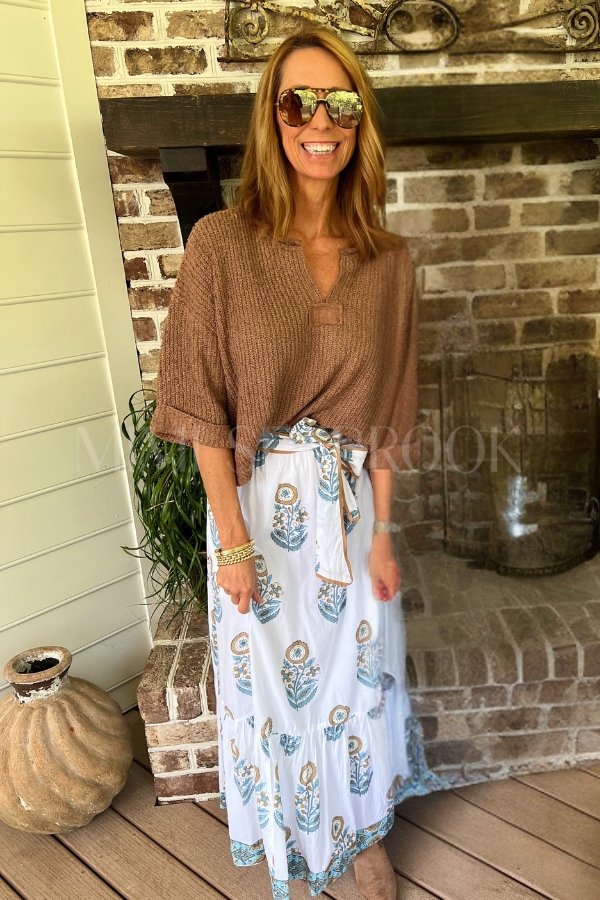 Addison Skirt, Java by Victoria Dunn