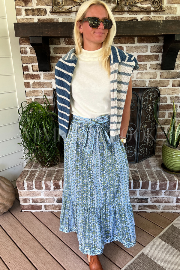 Addison Skirt, Overcast by Victoria Dunn
