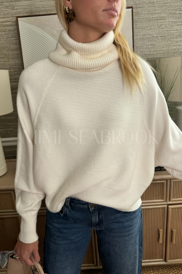 Adele sweater, ivory