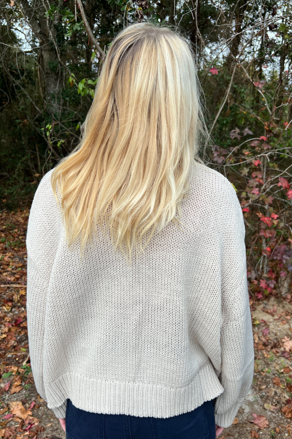 Adele sweater, oatmeal