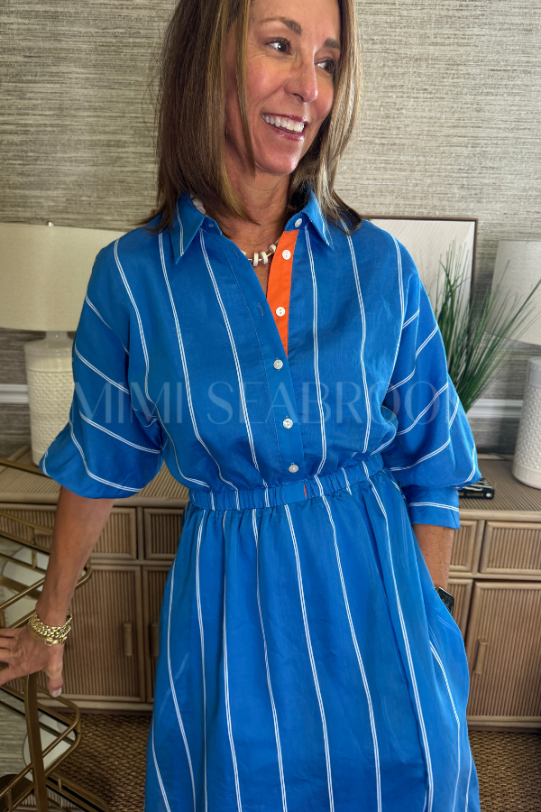Aimee dress, blue