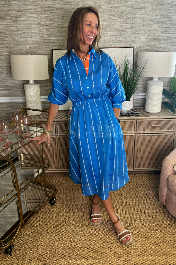 Aimee dress, blue