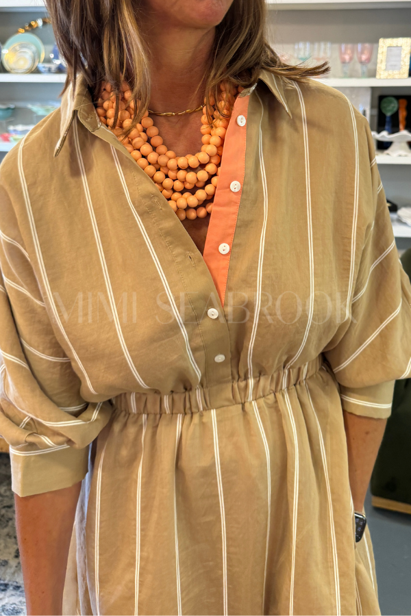 Aimee dress, taupe