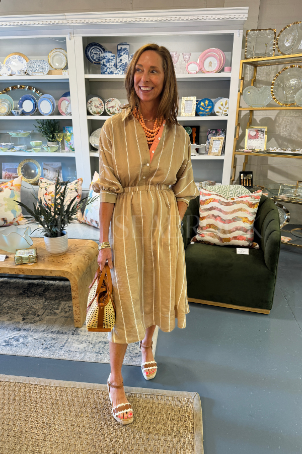 Aimee dress, taupe