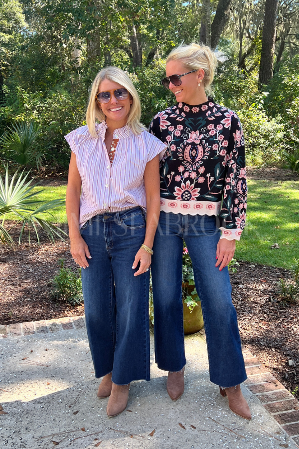 Aimee top, brown/mauve