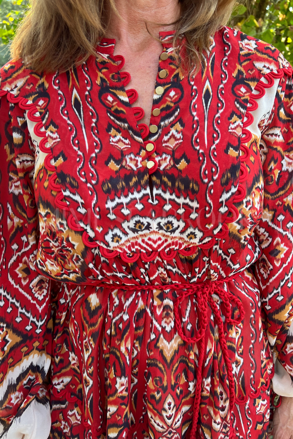 Ainika Pineapple Tapestry Mini Dress by Farm Rio