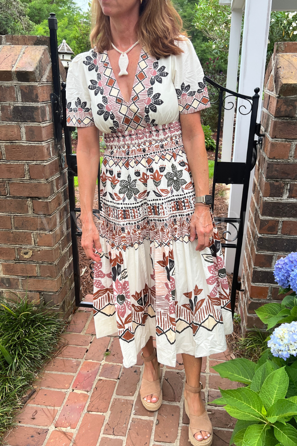 Ainika Rustic Flowers Maxi Dress by Farm Rio