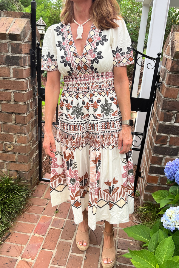 Ainika Rustic Flowers Maxi Dress by Farm Rio – Mimi Seabrook