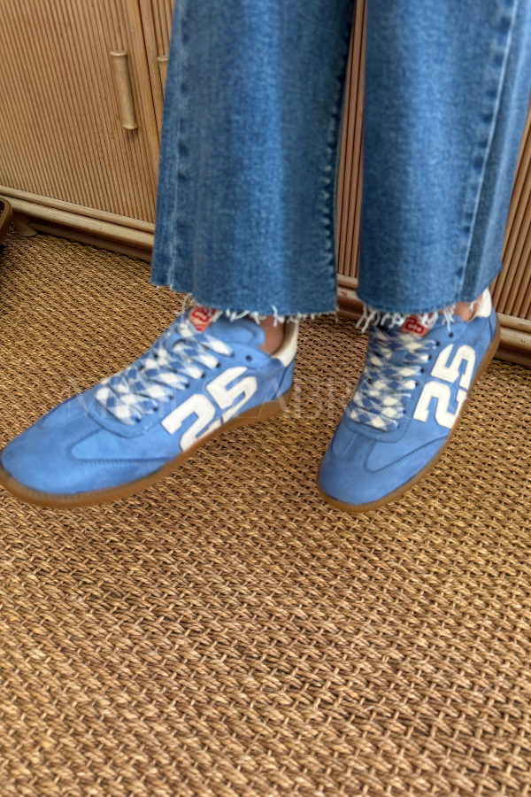 Alena sneakers, blue suede
