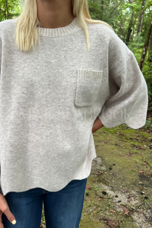 Alicia sweater, oatmeal
