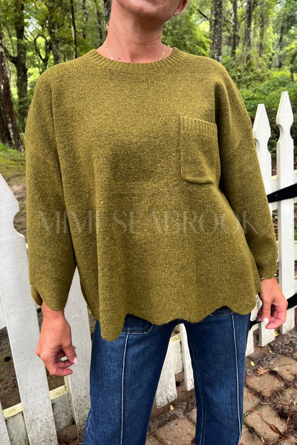 Alicia sweater, olive